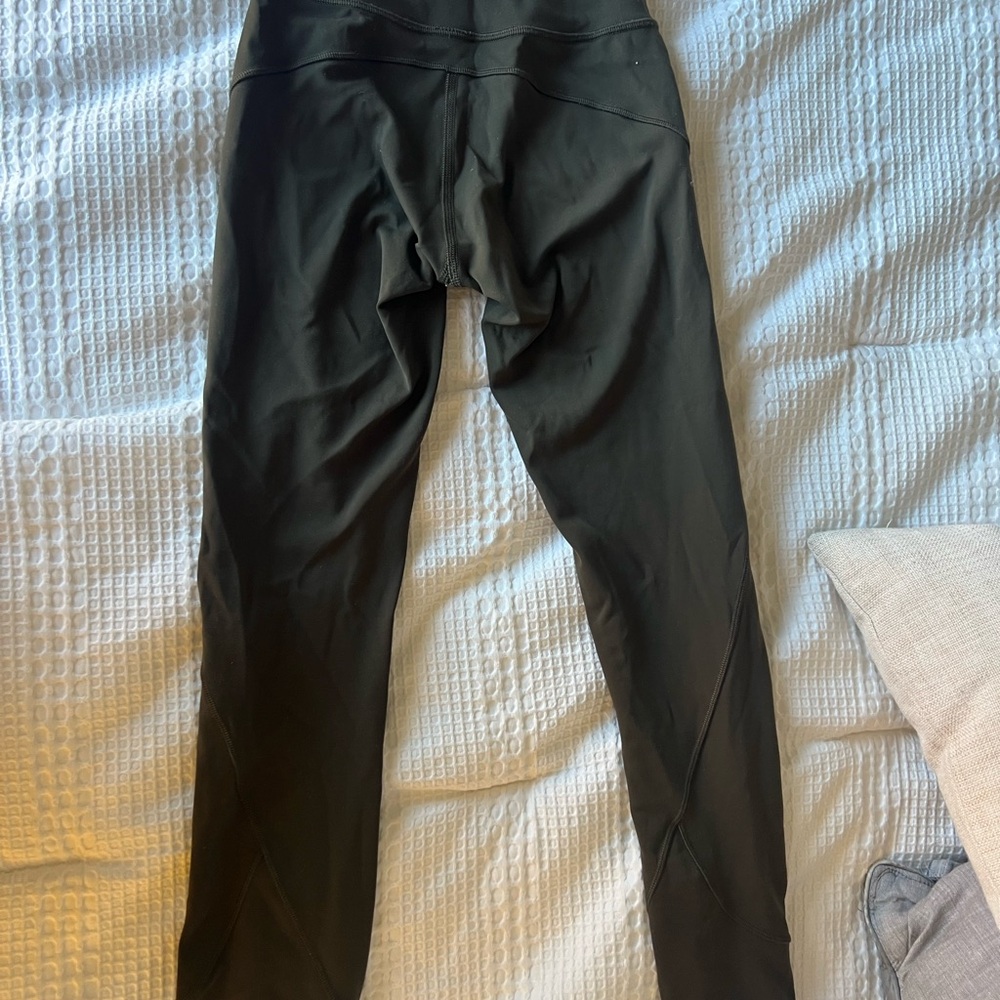 lululemon Olive Green High-Waisted Leggings